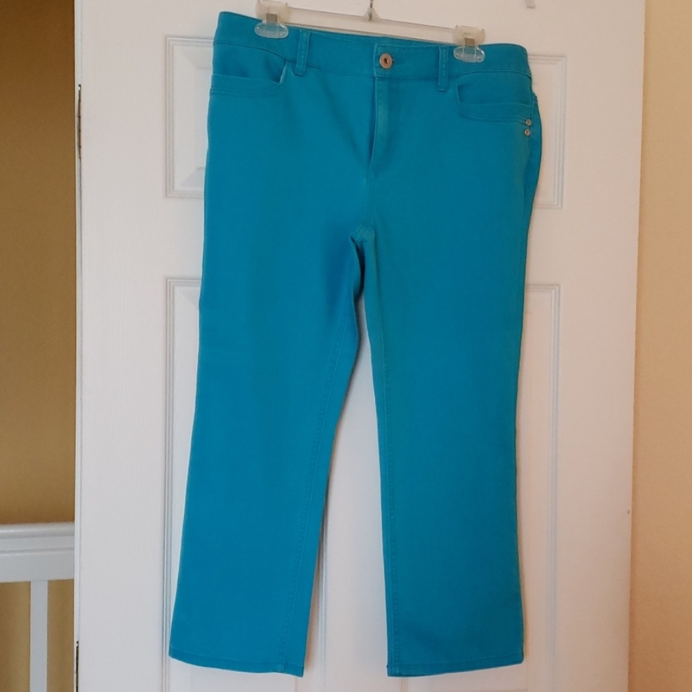 Chico's Turquoise Jeans
